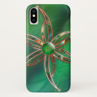 Vert en tant que Coque-Compagnon d'iPhone d'herbe