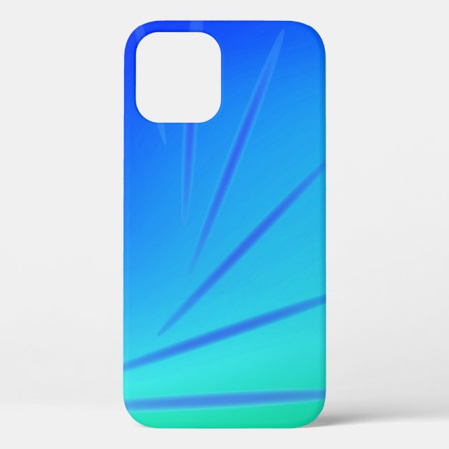 Coques Case-Mate iPhone Vert et bleu Abstrait (Verso)