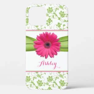 Etui iPhone Case-Mate Vert Floral Damask Rose Gerber Daisy