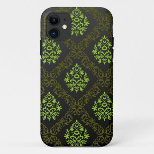 Coque Case-Mate iPhone Vert floral de papier peint