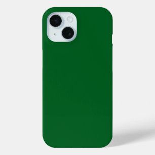 Coque Case-Mate iPhone Vert foncé forêt uni moderne
