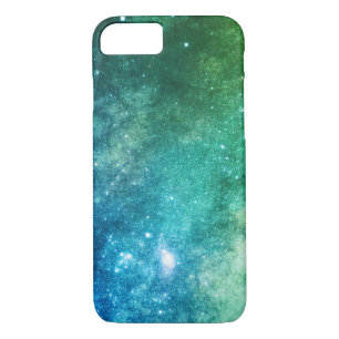 Coque iPhone 8/7 Vert galaxie