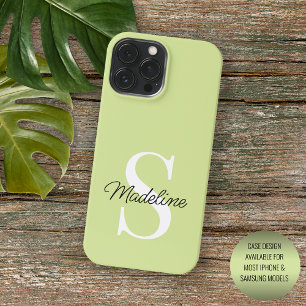 Coque Case-Mate iPhone Vert jaune chartreuse clair personnalisé d'été