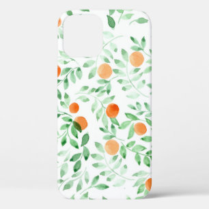 Case-Mate iPhone Case Vert orange Tangerine Provence Aquarelle