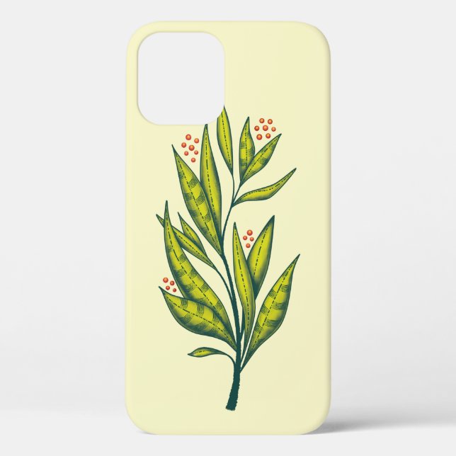 Coques Case-Mate iPhone Vert Plante Botanique Art Nature Lover (Verso)