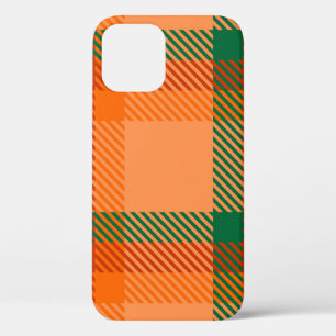 Case-Mate iPhone Case Vert, rouge, orange et beige Tartan Plaid écossais