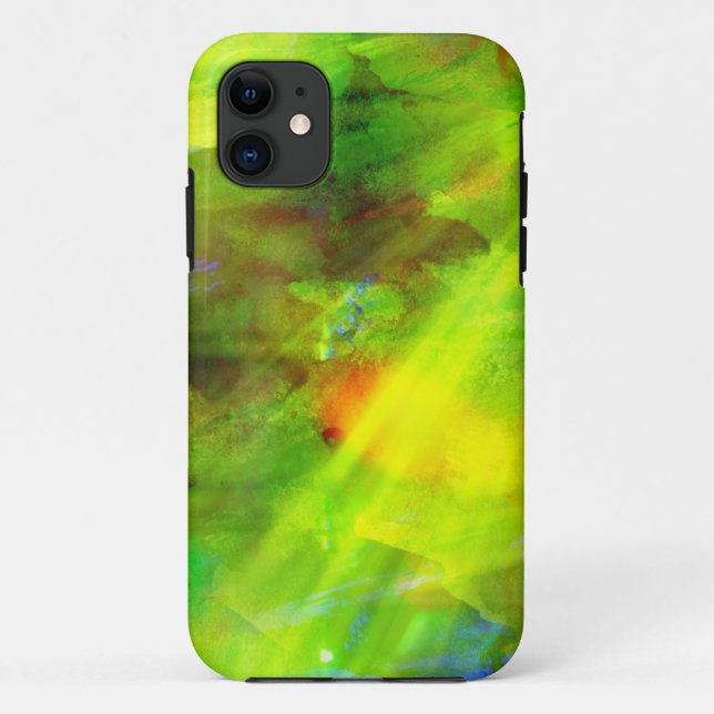 Coques Case-Mate iPhone vert sans couture abstrait d'arrière - plan de (Dos)