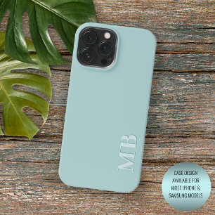 Case-Mate iPhone Case Vert sauge Verre de mer pastel personnalisé