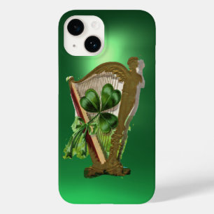 Coque Case-Mate iPhone VERT SHAMROCK HARP vert