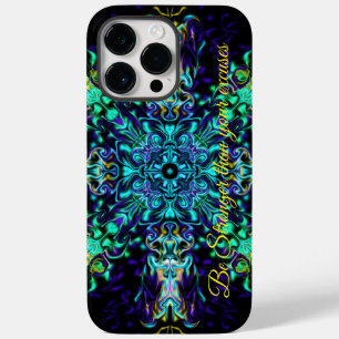 Coque Case-Mate iPhone Vert Turquoise Psychédélique Bohème Mandala
