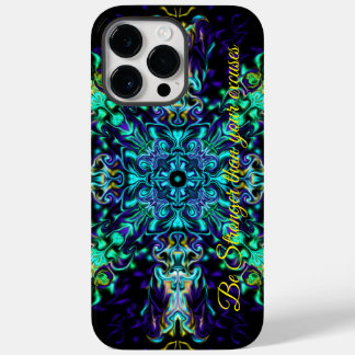 Coque Case-Mate iPhone Vert Turquoise Psychédélique Bohème Mandala