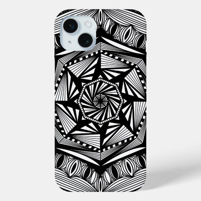 Coques Case-Mate iPhone Vertigo mandala (Verso)