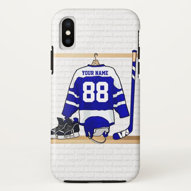 Coques Case-Mate iPhone Vestiaire de hockey sur glace (Dos)
