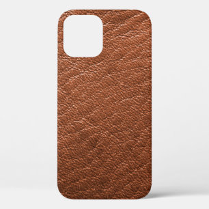 Case-Mate iPhone Case Vêtements de structure brun cuir