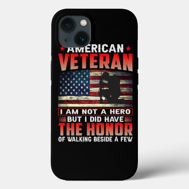 Coques Case-Mate iPhone Vétéran américain L'honneur 38 (Verso)