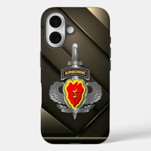 Coque Pour iPhone 16 Vétéran de la 25e division d'infanterie en Afghani