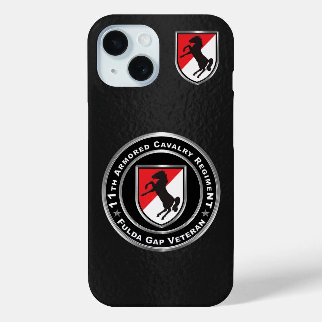 Coques Case-Mate iPhone Vétéran du 11e régiment de cavalerie blindée de Fu (Verso)