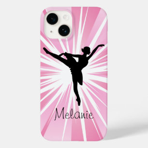 Coque Pour iPhone 14 Vibe Pink Star Ballerina iPhone 4/4 s