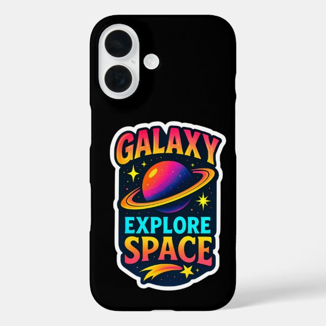 Coques Case-Mate iPhone Vibes célestes en orbite électrique (Verso)
