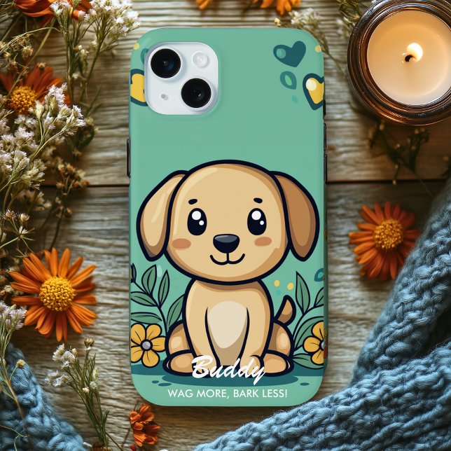 Coques Case-Mate iPhone Vibes de chien adorables - Charme jouant et confor (Créateur téléchargé)