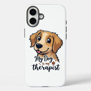 Coque Pour iPhone 16 Plus Vibes de chien thérapeutique