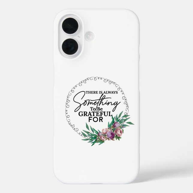 Coques Case-Mate iPhone Vibes de Gratitude - Blanc (Verso)