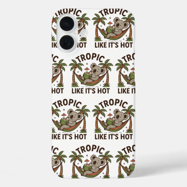 Coques Case-Mate iPhone Vibes de koala détendu (Verso)