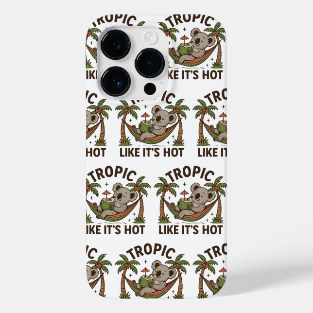 Coques Case-Mate iPhone Vibes de koala détendu (Verso)