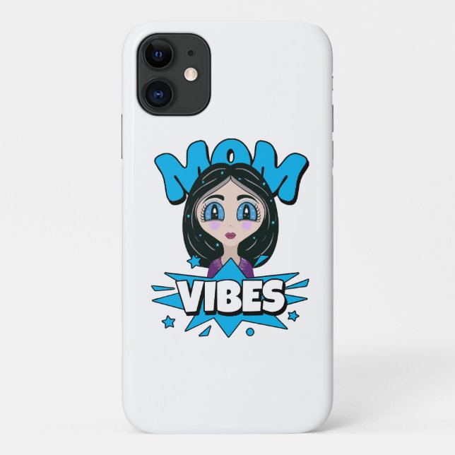 Coques Case-Mate iPhone Vibes de maman (Dos)