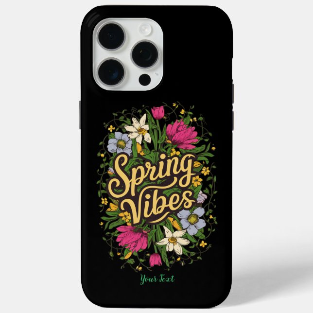Coques Case-Mate iPhone Vibes de printemps (Verso)
