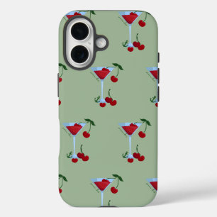 Coque Pour iPhone 16 Vibes d'été Cerise