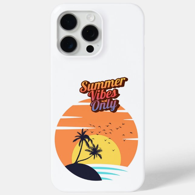 Coques Case-Mate iPhone Vibes d'été seulement. (Verso)
