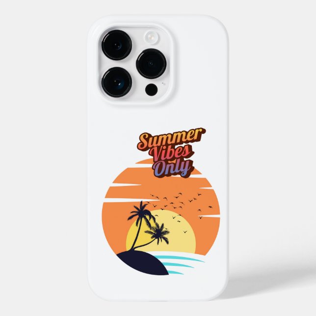 Coques Case-Mate iPhone Vibes d'été seulement. (Verso)