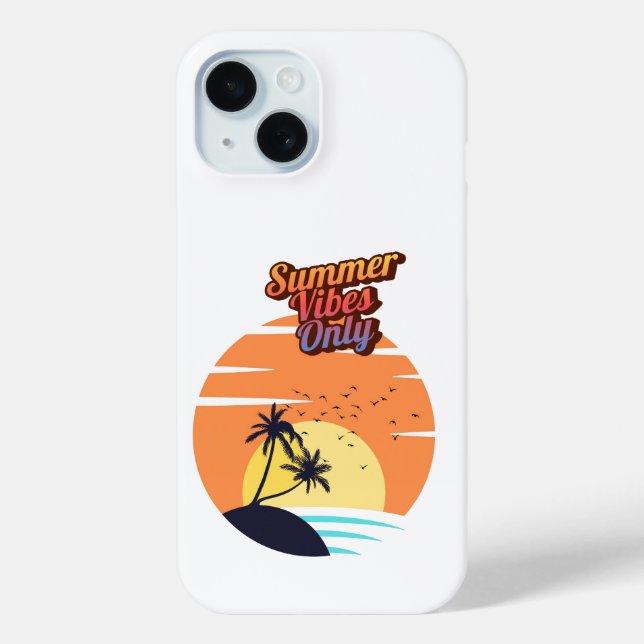Coques Case-Mate iPhone Vibes d'été seulement. (Verso)