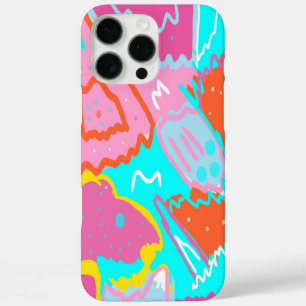 Coque iPhone 16 Pro Max Vibes estivales au bord de la piscine - Art abstra