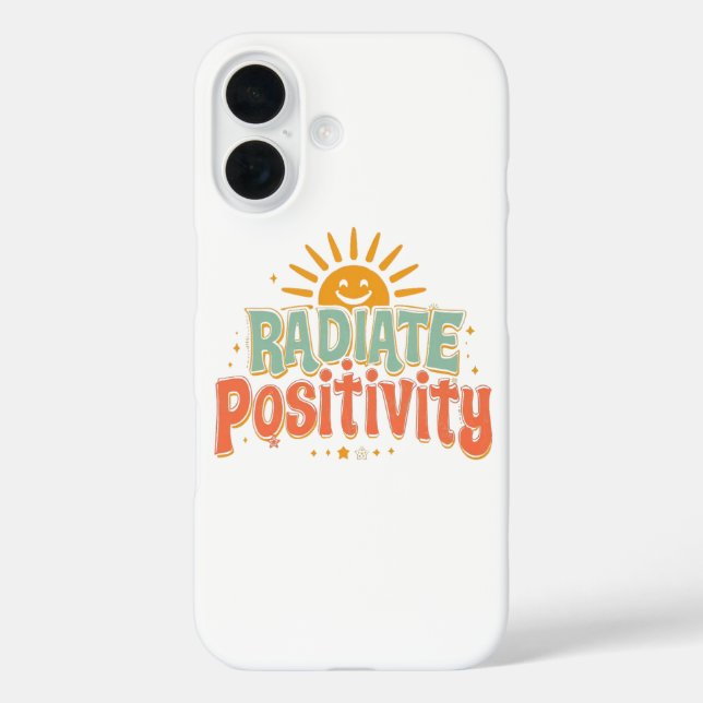 Coques Case-Mate iPhone Vibes Inspirantes, Bonheur et Énergie Positive (Verso)