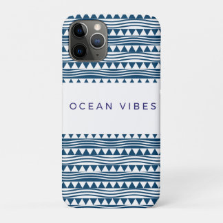 Case-Mate iPhone Case Vibes océaniques géométriques – côte bleu marine