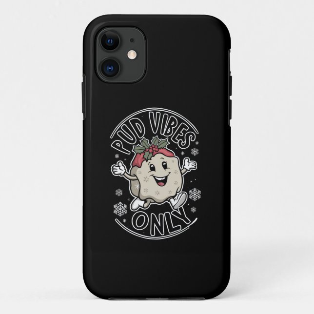 Coques Case-Mate iPhone Vibes Pud Seulement Funny Noël (Dos)