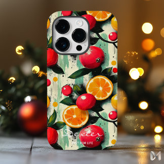 Coque Case-Mate iPhone Vibrance fruitée avec agrumes et baies Délice