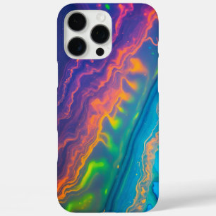 Coque iPhone 16 Pro Max Vibrant Abstrait brillant coloré