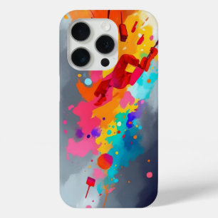 Coque Case-Mate iPhone Vibrant Art Abstrait Gras Coloré