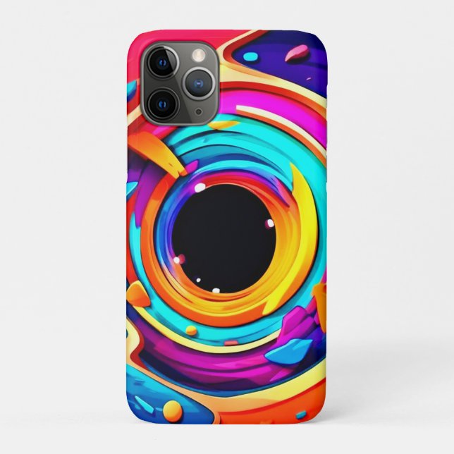 Coques Case-Mate iPhone Vibrant art cosmique Abstrait (Dos)