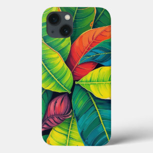 Case-Mate iPhone Case Vibrant coloré Banana Foliage Motif