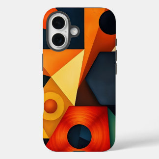Coque Pour iPhone 16 Vibrant Geometric Harmony