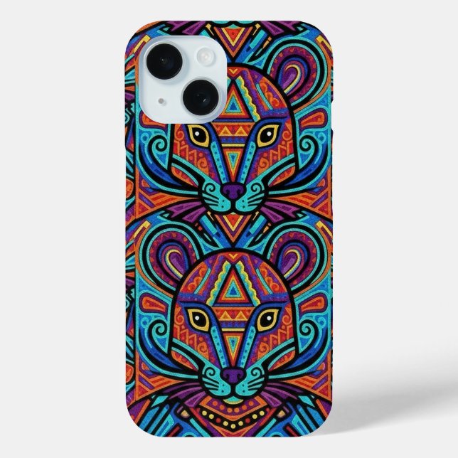 Coques Case-Mate iPhone Vibrant Huichol Animal Spirit Phone Case (Verso)