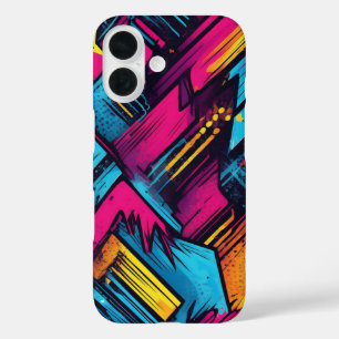 Coque Pour iPhone 16 Vibrant Pop Art Gras Couleurs Casse Téléphone