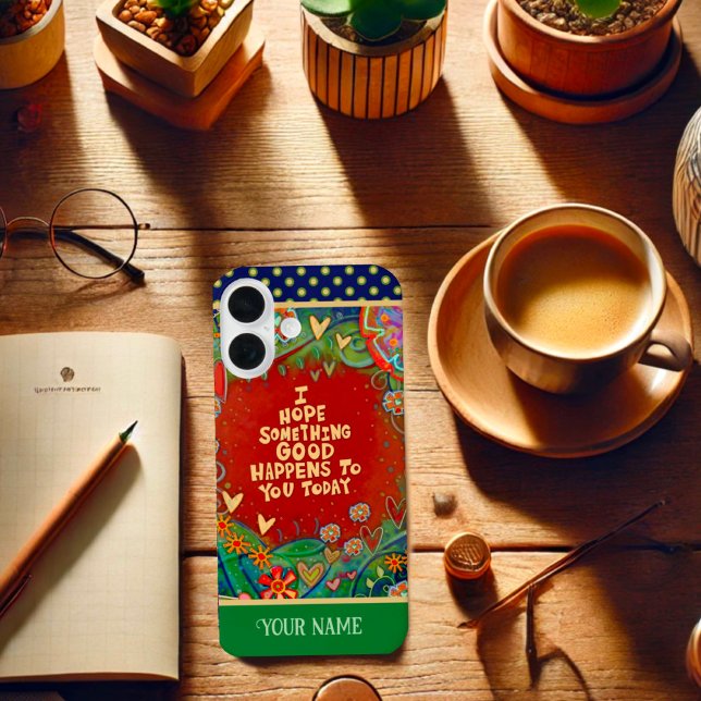 Coques Case-Mate iPhone Vibrant Quelque Chose Bon Devis Inspiritisme Nom (Créateur téléchargé)