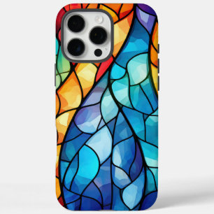 Coque iPhone 16 Pro Max Vibrant verre Abstrait