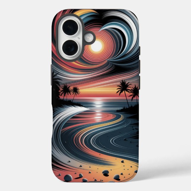 Coques Case-Mate iPhone Vibrations Tropicales Psychédéliques (Verso)