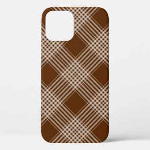 Case-Mate iPhone Case Vichy-carreaux-écossais-brun-diagonal